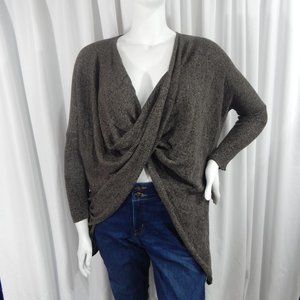 NWOT Long Sleeve Mock Wrap Sweater - Size Small